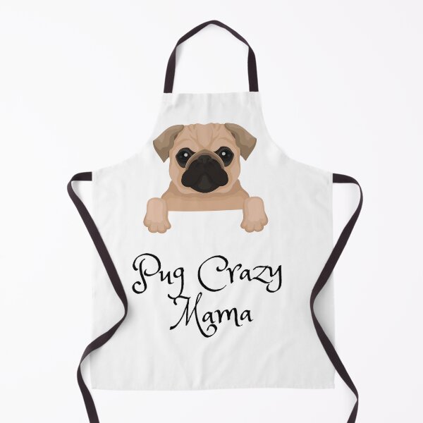 Item preview, Crazy pug mama -A gift for crazy ladies who love their pugs. Pug dog owners who love walking their dogs. Pugmadness. designed and sold by Doggymadness.