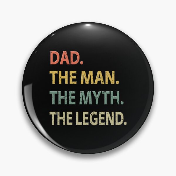 Item preview, Dad The Man The Myth The Legend   designed and sold by Designivas.