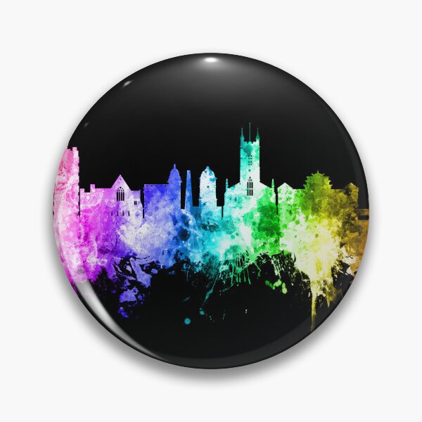Item preview, Stoke-on-Trent England Skyline designed and sold by ArtPrints.