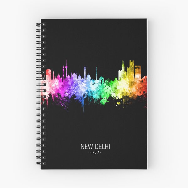 Item preview, New Delhi India Skyline designed and sold by ArtPrints.