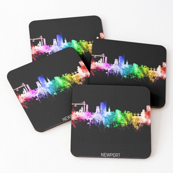 Item preview, Newport Wales Skyline designed and sold by ArtPrints.