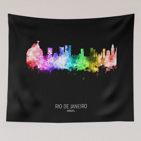Item preview, Rio de Janeiro Brazil Skyline designed and sold by ArtPrints.
