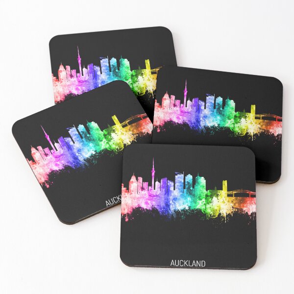 Item preview, Auckland New Zealand Skyline designed and sold by ArtPrints.