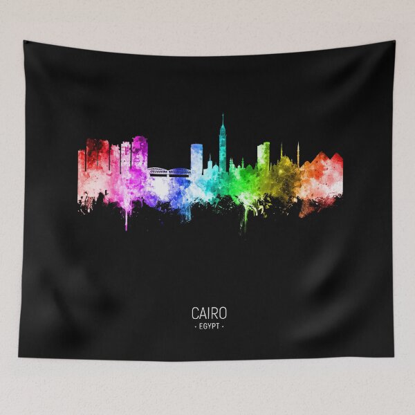 Item preview, Cairo Egypt Skyline designed and sold by ArtPrints.