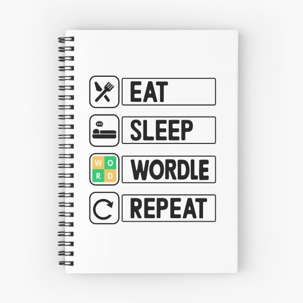 Item preview, Eat Sleep Wordle Repeat Puzzle Grid Game Wordle Obsessed  designed and sold by Nepaz-Designs.