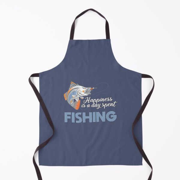 Item preview, Happiness is a day spent fishing, fishing Lovers, Awesome gift for your friends and family designed and sold by abdelhak2005.