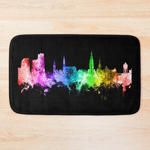 Item preview, Groningen The Netherlands Skyline designed and sold by ArtPrints.