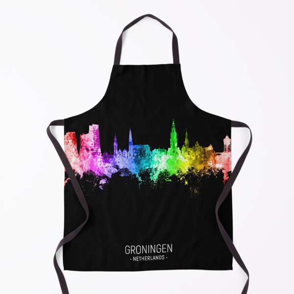 Item preview, Groningen The Netherlands Skyline designed and sold by ArtPrints.