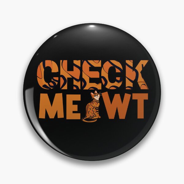 Item preview, CHECK MEOWT - Funny Cat Pictures with Bengal Cat designed and sold by FunnyCatsFam.
