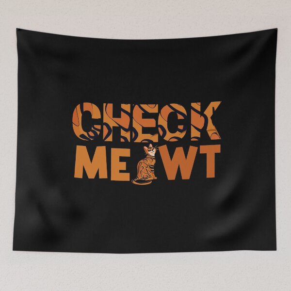 Item preview, CHECK MEOWT - Funny Cat Pictures with Bengal Cat designed and sold by FunnyCatsFam.