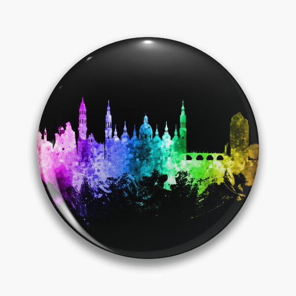 Item preview, Zaragoza Spain Skyline designed and sold by ArtPrints.