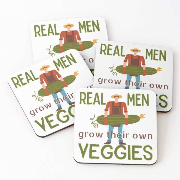 Item preview, Real Men Grow Their Own Veggies designed and sold by bloody-L.