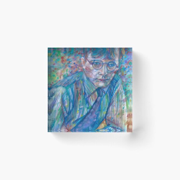 Item preview, DMITRI SHOSTAKOVICH - watercolor portrait .3 designed and sold by lautir.
