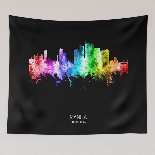 Item preview, Manila Philippines Skyline designed and sold by ArtPrints.