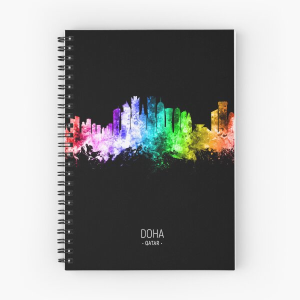 Artikelvorschau, Doha Qatar Skyline entworfen und verkauft von ArtPrints.