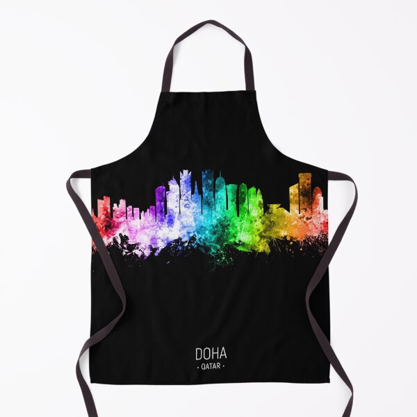 Item preview, Doha Qatar Skyline designed and sold by ArtPrints.