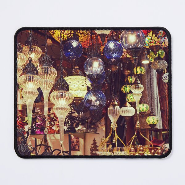 Item preview, Turkish mosaic lamps in Grand Bazaar market, Istanbul designed and sold by CarolinaReina.
