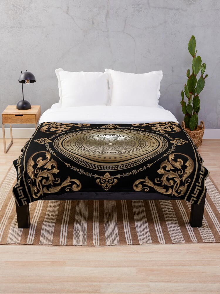 Bronze cheap bed throw