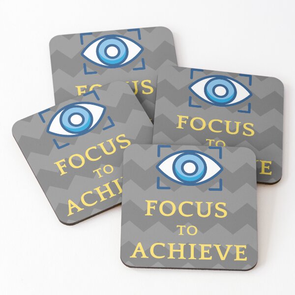 Item preview, FOCUS TO ACHIEVE WITH EYE FOUCUSSING SYMBOL IN THE PATTERNED BACKGROUND designed and sold by ThamaraiSelvi.