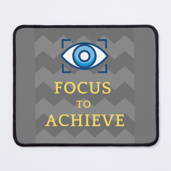 Item preview, FOCUS TO ACHIEVE WITH EYE FOUCUSSING SYMBOL IN THE PATTERNED BACKGROUND designed and sold by ThamaraiSelvi.