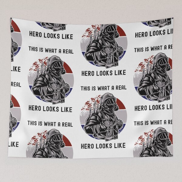 Item preview, This Is What A Real Hero Looks Like designed and sold by SportyDogShop.
