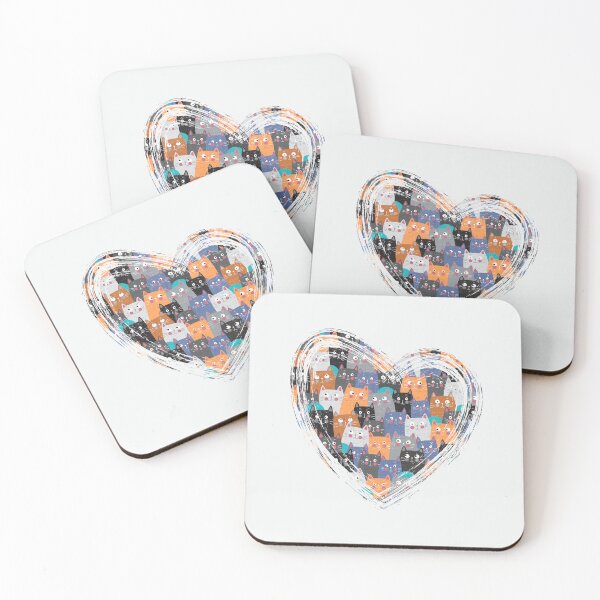 Item preview, Love cats designed and sold by makart2.