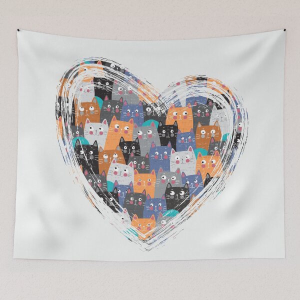 Item preview, Love cats designed and sold by makart2.