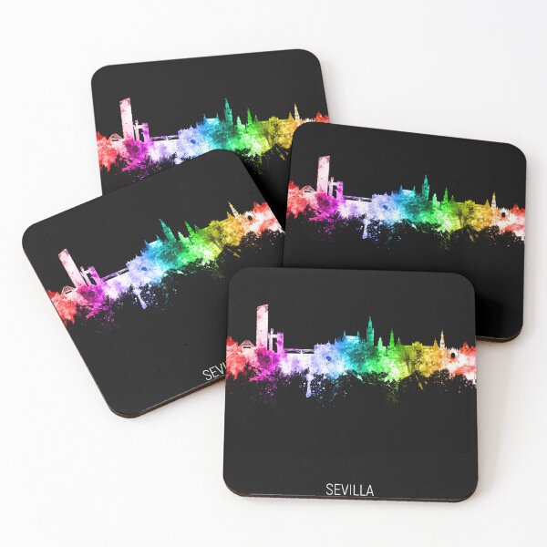 Artikelvorschau, Sevilla Spain Skyline entworfen und verkauft von ArtPrints.