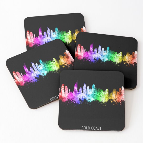 Item preview, Gold Coast Australia Skyline designed and sold by ArtPrints.