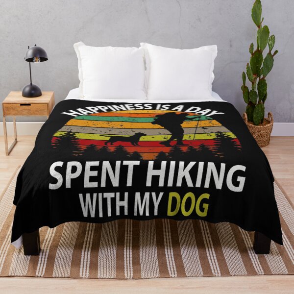 Item preview, Happiness is a Day Spent Hiking With My Dog Hiking Premium designed and sold by neqidaetiwy869.