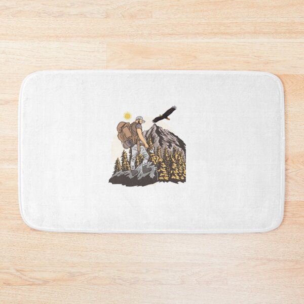 Item preview, Happiness is a day spent hiking in nature designed and sold by SamXDesigns.