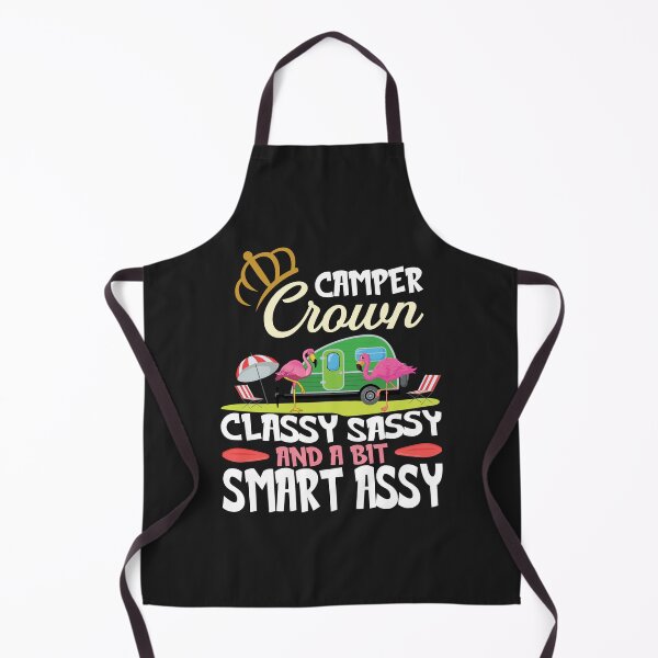 Item preview, Camper Queen Classy Sassy Smart Funny Women Girls Camping RV designed and sold by PURPLE DIAMOND.