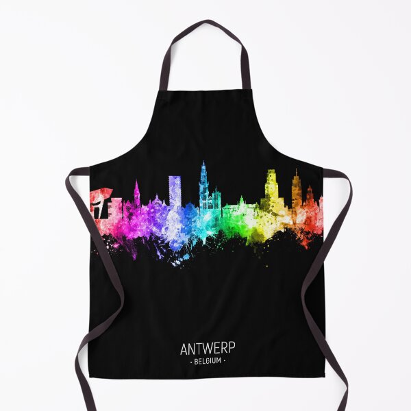 Item preview, Antwerp Belgium Skyline designed and sold by ArtPrints.