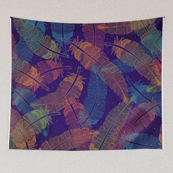 Item preview, Neon Feathers designed and sold by Orce Vasilev.