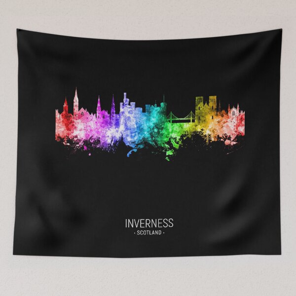 Item preview, Inverness Scotland Skyline designed and sold by ArtPrints.