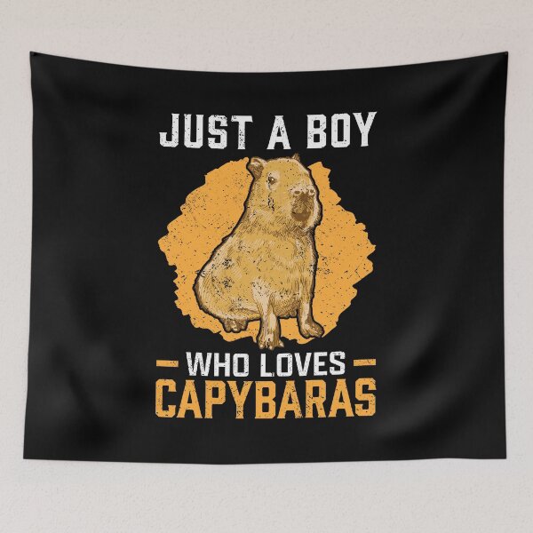Item preview, Capybara boy loves capybara designed and sold by madgrfx.