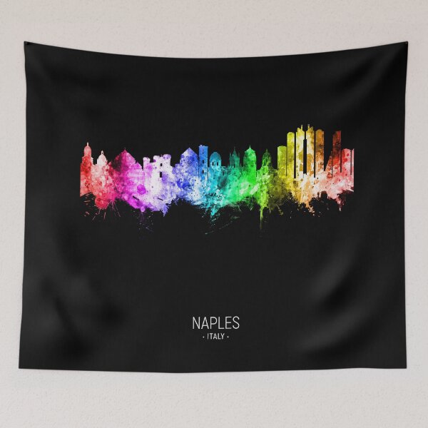 Item preview, Naples Italy Skyline designed and sold by ArtPrints.