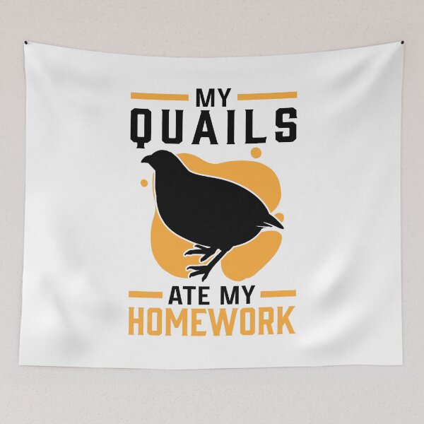 Item preview, Quail homework eaten quail breeders designed and sold by madgrfx.