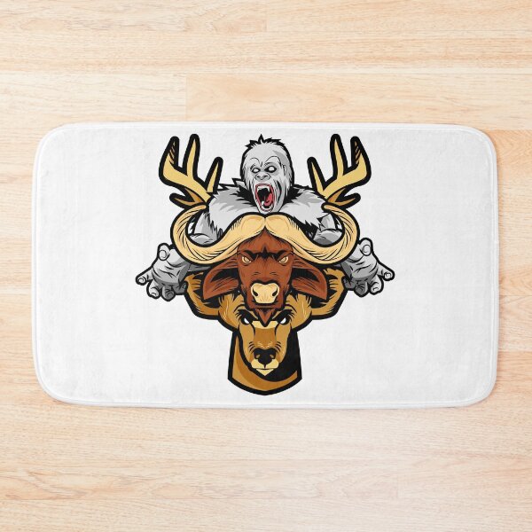 Item preview, Esports animal emblem Buffalo with Stag and Gorilla designed and sold by Scopestor.
