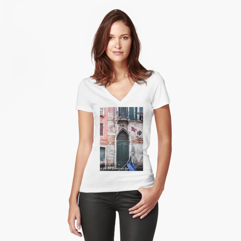 Item preview, Fitted V-Neck T-Shirt designed and sold by callaghanash.