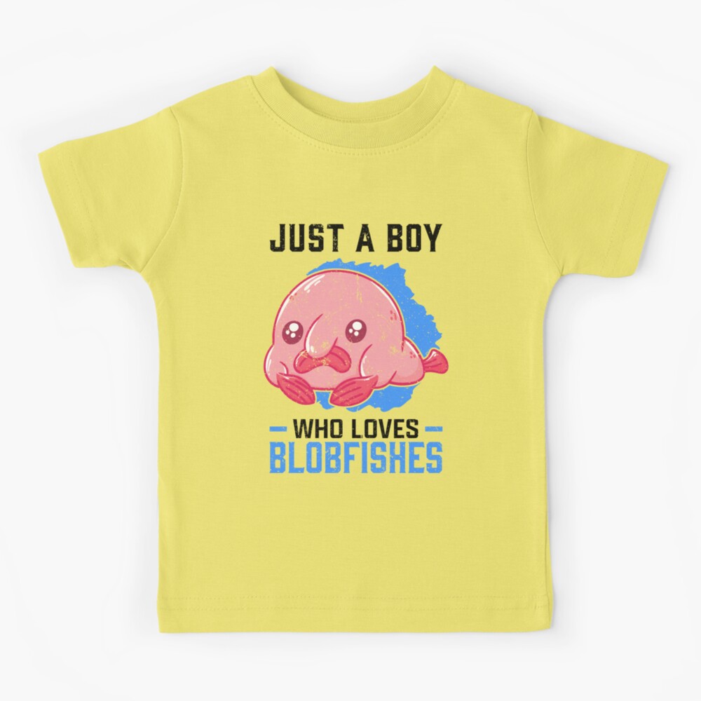 Blob fish boy loves fish meme Baby T-Shirt by madgrfx