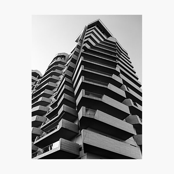 Residential building in Milan Photographic Print