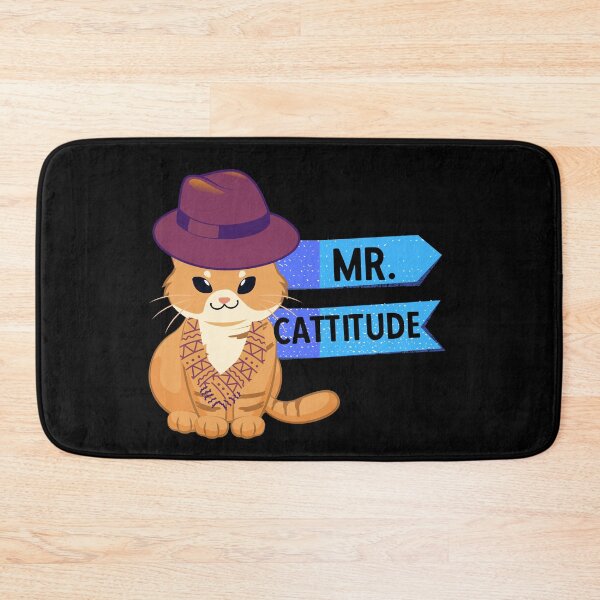 Item preview, MR CATTITUDE - Funny Cat Pictures with cat sayings and captions designed and sold by FunnyCatsFam.