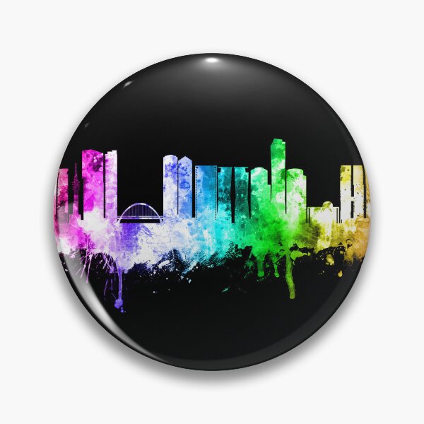 Item preview, Tel Aviv Israel Skyline designed and sold by ArtPrints.