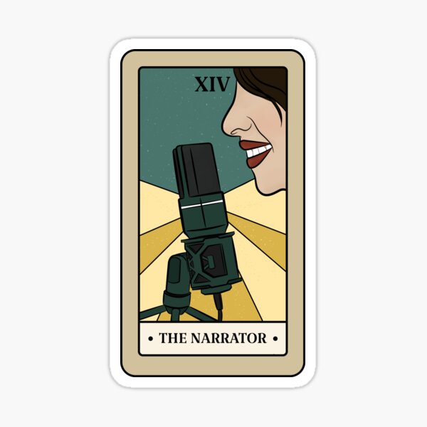 Item preview, Bookish Tarot - The Narrator designed and sold by indiebookster.