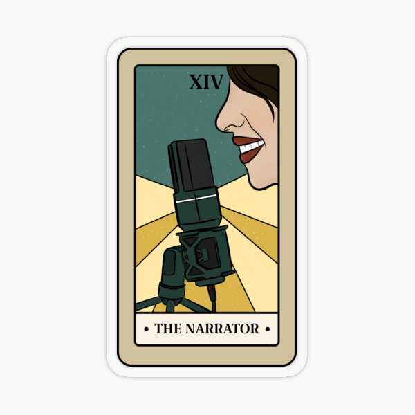 Item preview, Bookish Tarot - The Narrator designed and sold by indiebookster.