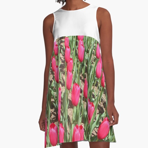 Tulips A-Line Dress