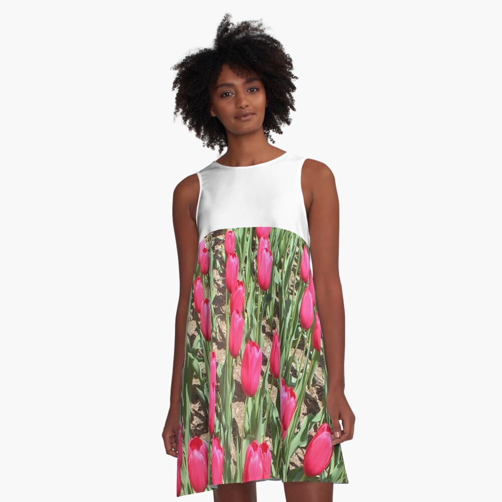 Tulips A-Line Dress
