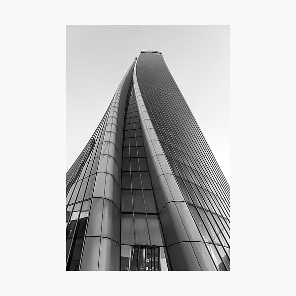 Hadid torque skyscraper in Milan Photographic Print