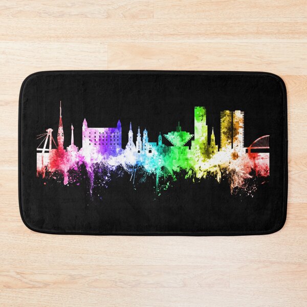 Item preview, Bratislava Slovakia Skyline designed and sold by ArtPrints.